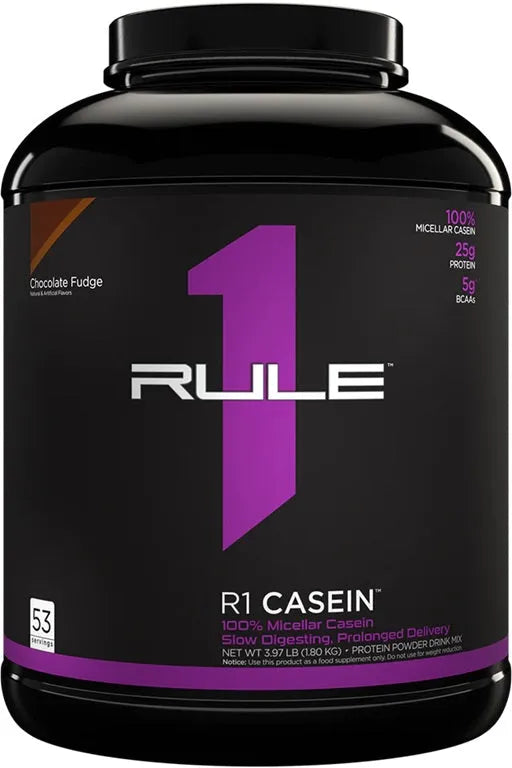 R1 Casein Chocolate Fudge - 1800g - Rule One - Sporto papildai