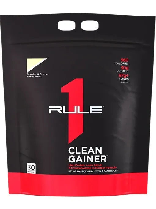 R1 Clean Gainer Cookies & Creme - 4380g - Rule One - Sporto papildai