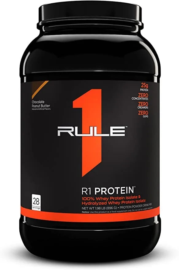 R1 Protein Chocolate Peanut Butter - 896g - Rule One - Sporto papildai