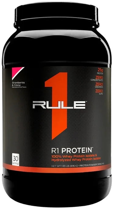 R1 Protein Strawberries & Creme - 876g - Rule One - Sporto papildai