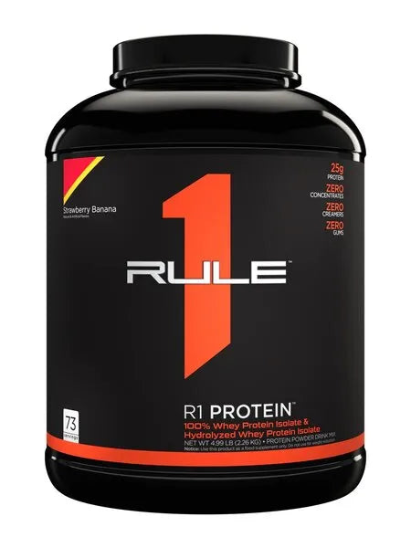R1 Protein Strawberry Banana - 2260g - Rule One - Sporto papildai