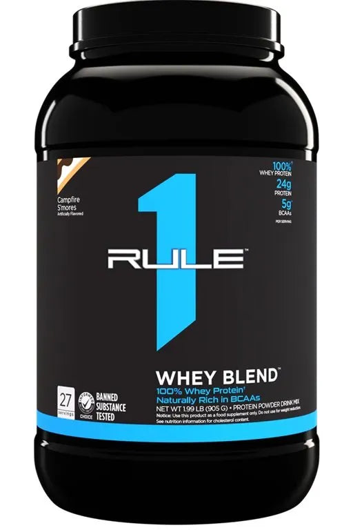R1 Whey Blend Campfire S’mores - 905g - Rule One - Sporto papildai