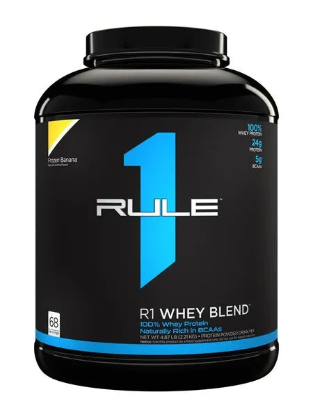 R1 Whey Blend Frozen Banana - 2210g - Rule One - Sporto papildai