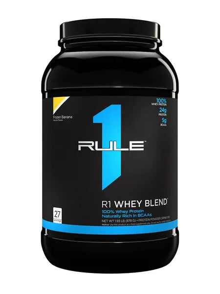 R1 Whey Blend Frozen Banana - 878g - Rule One - Sporto papildai