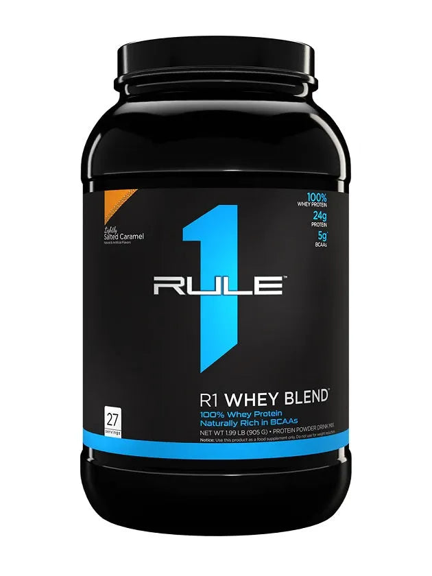 R1 Whey Blend Lightly Salted Caramel - 905g - Rule One - Sporto papildai