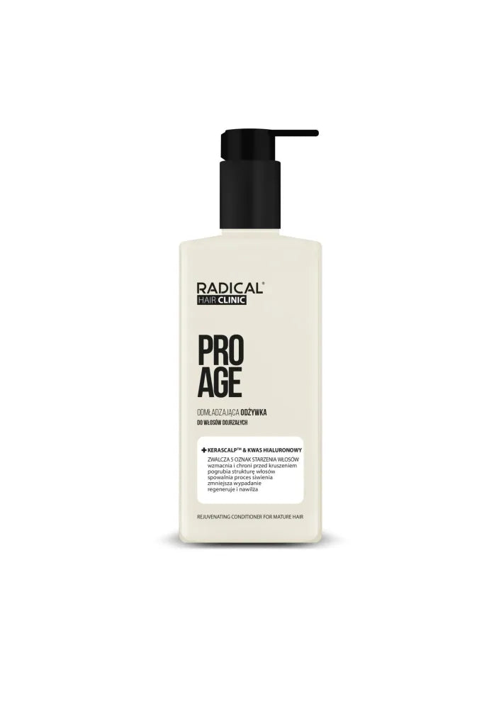 RADICAL Pro Age Rejuvenating Conditioner for mature hair Kerascalp & Hyaluronic Acid - Kosmetika