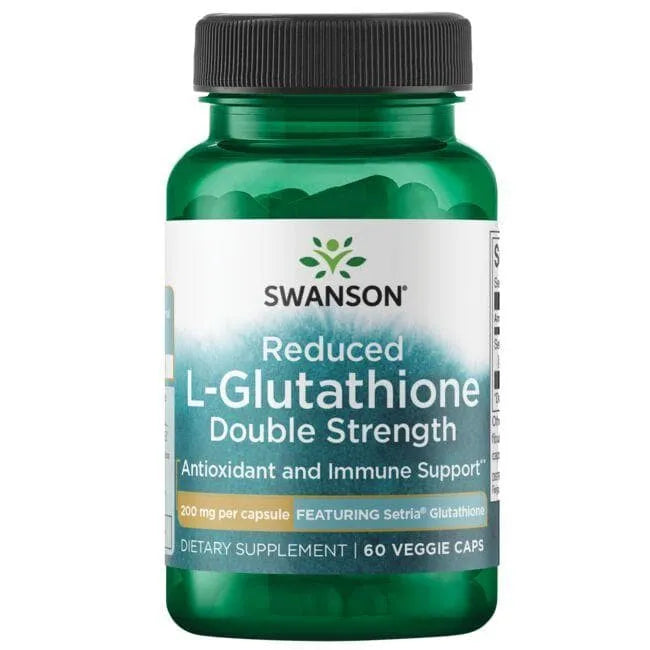 Reduced L-Glutathione Double Strength - 200 mg - N60 - Swanson - Papildai