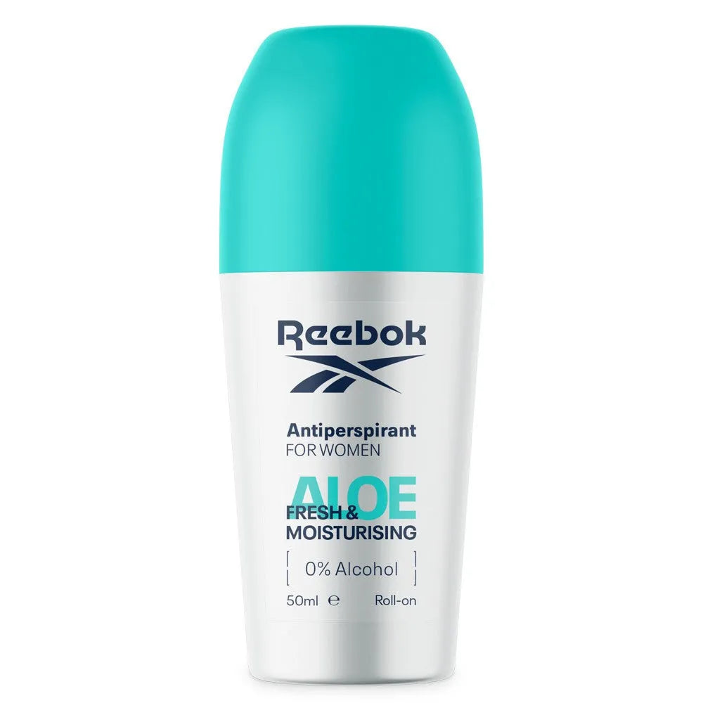 REEBOK Fresh&Moisturizing Aloe Antiperspirant roll - on moterims 50 ml - Kosmetika