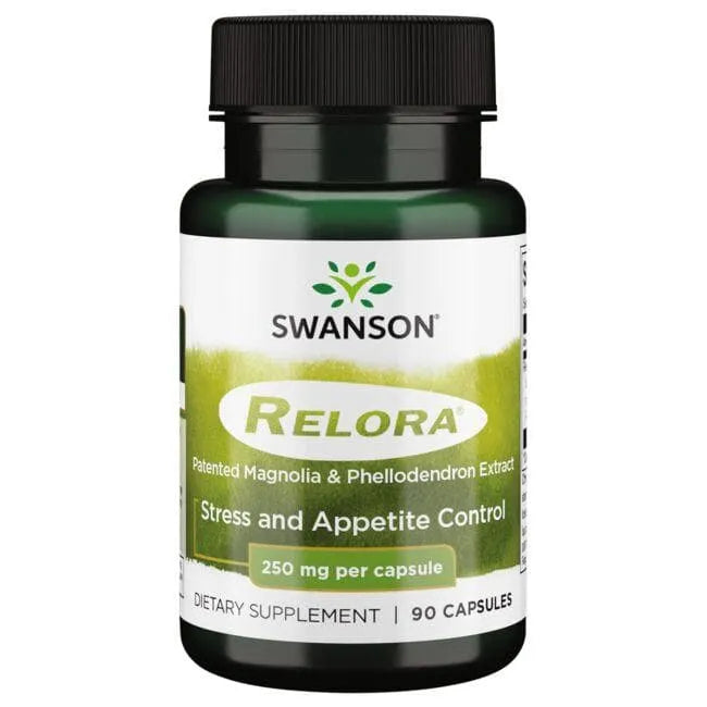 Relora - Streso ir apetito kontrolei - 250 mg - N90 - Swanson - Papildai