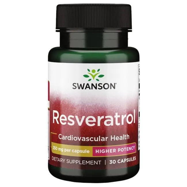 Resveratrol - 250 mg - N30 - Swanson - Papildai