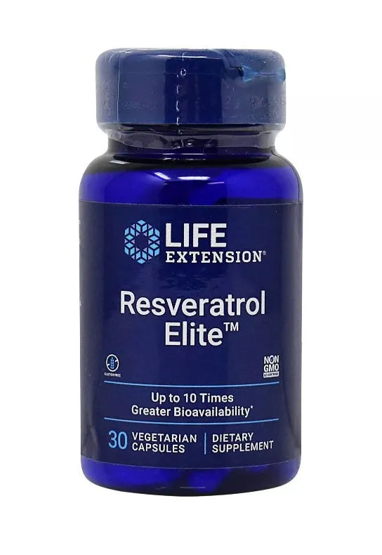 Resveratrol Elite - 30 vcaps - Life Extension - Papildai