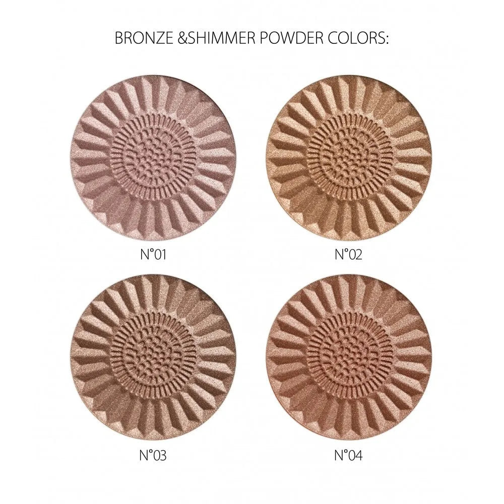 REVERS Bronzing - Illuminating Powder BRONZE & SHIMMER nr. 2 - 9 g - Kosmetika