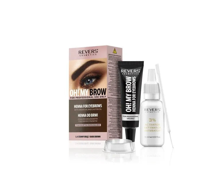 REVERS Cream Henna for Brows OH!MY BROW c.brown - Kosmetika