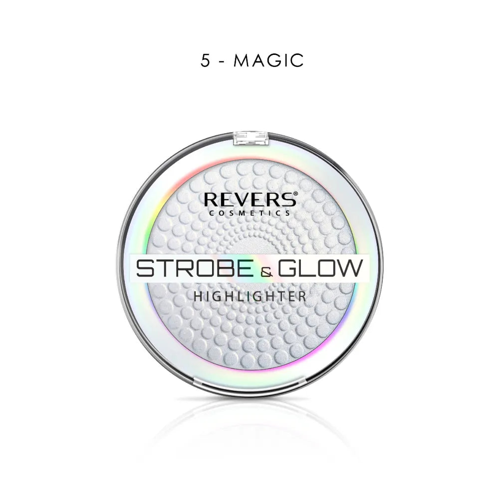 REVERS Illuminating Powder STROBE & GLOW HIGHLIGHTER 05 Magija 8 g - Kosmetika