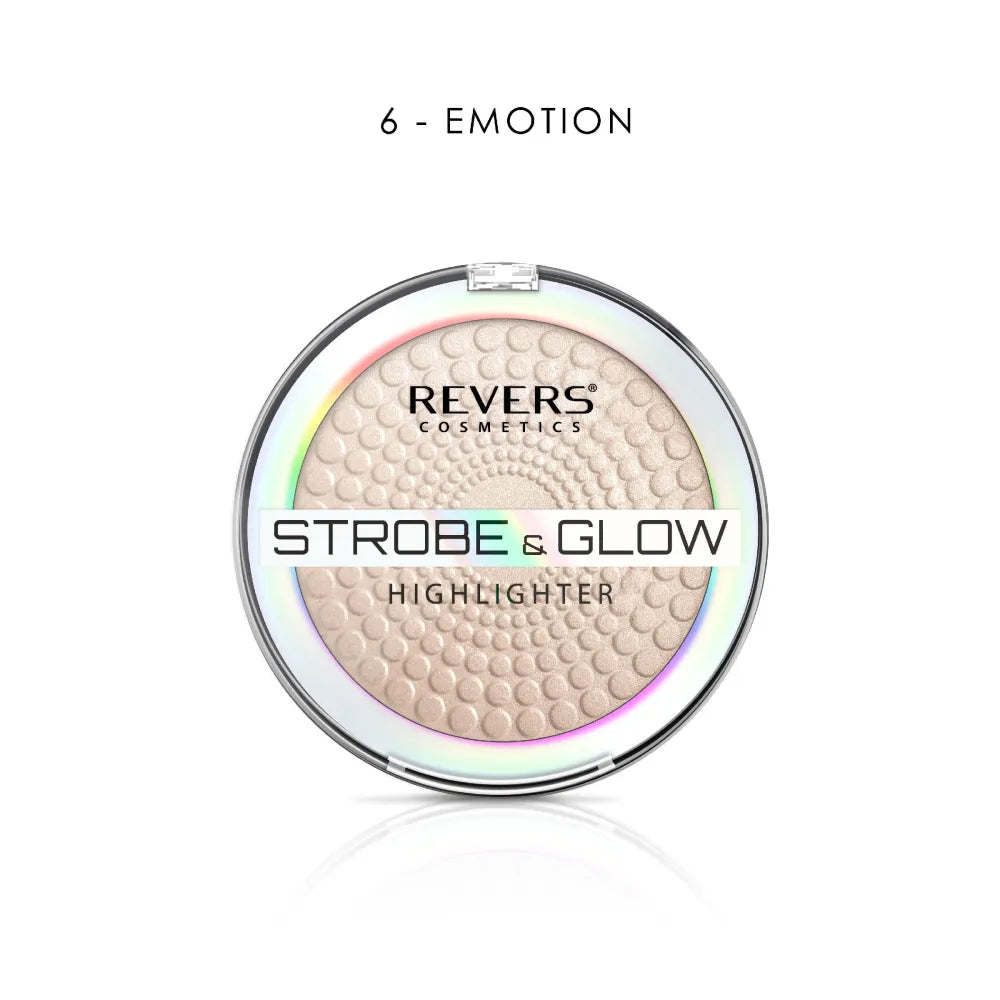 REVERS Illuminating Powder STROBE & GLOW HIGHLIGHTER 06 Emotion 8 g - Kosmetika