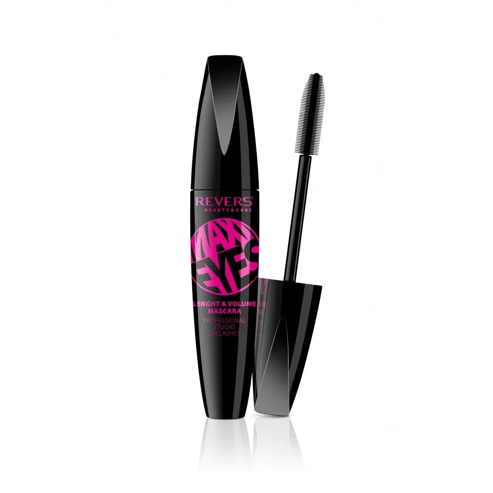 REVERS Mascara for eyelashes Maxi Eyes Ilgis&Apimtis 10ml - Kosmetika