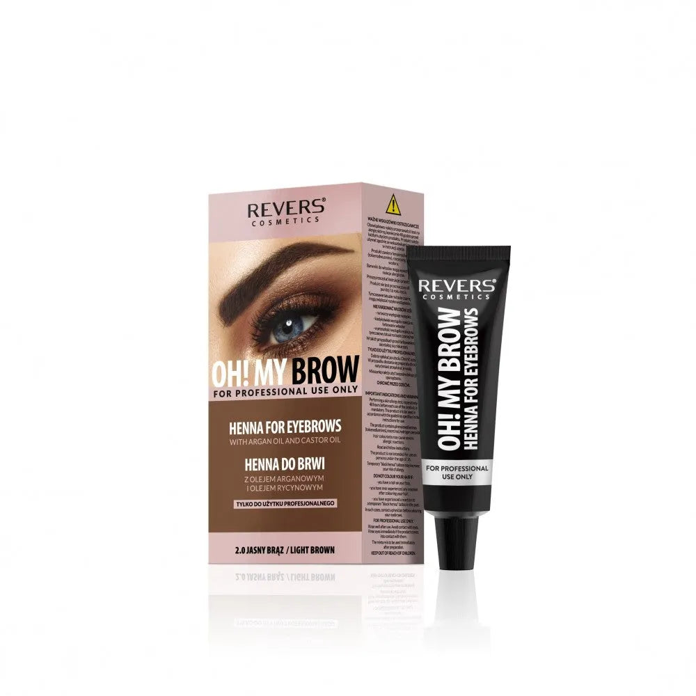 REVERS OH!MY BROW Henna for eyebrows 2.0 light brown - Kosmetika