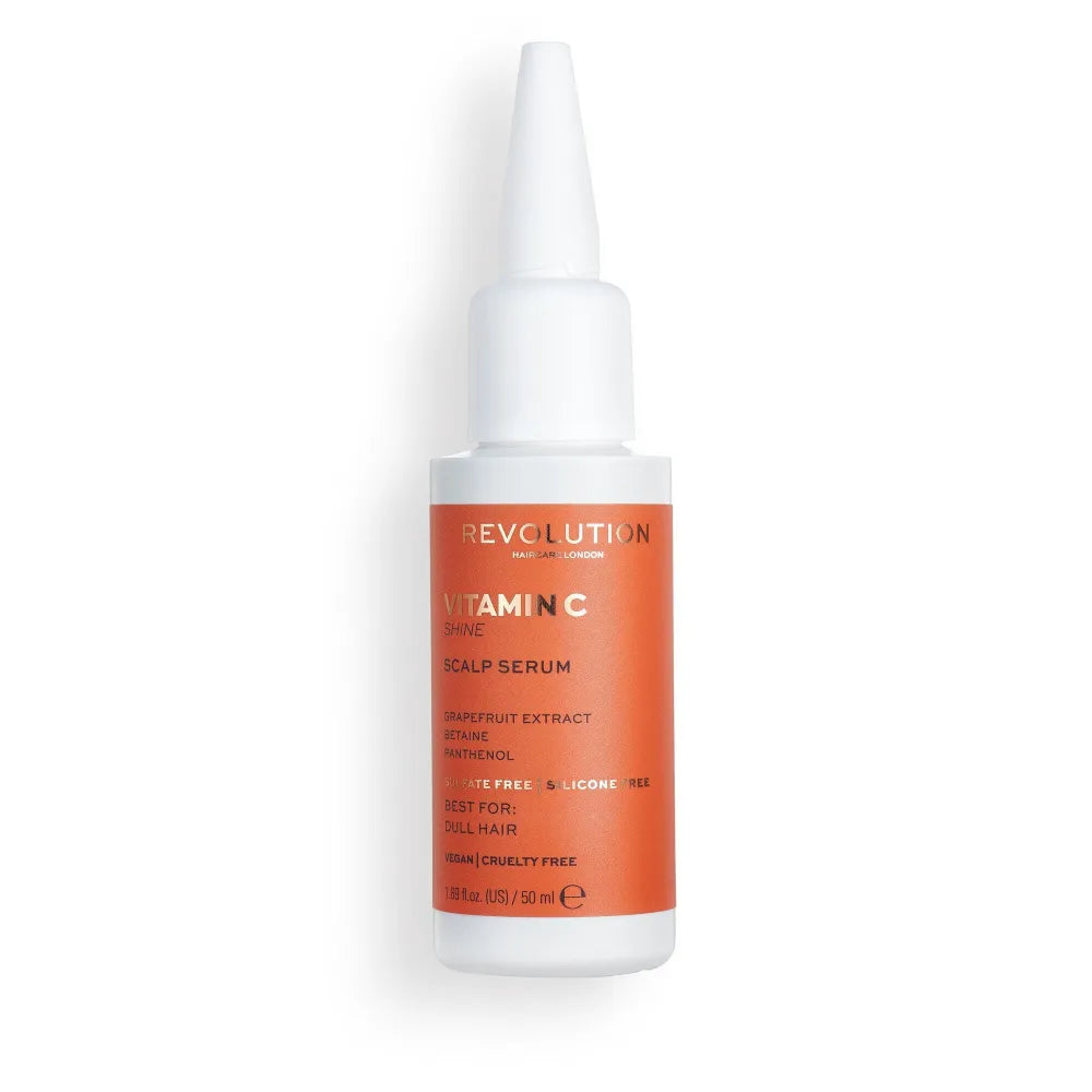 Revolution Haircare Vitamin C blizgantis serumas nuobodžiams plaukams ir pavargusiai galvos odai 50ml - Kosmetika