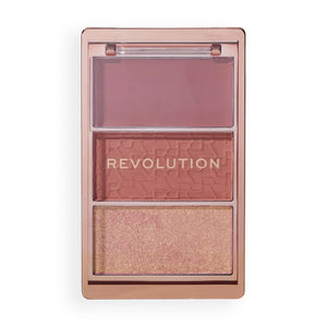 REVOLUTION Icon Aura Points Rose blush palette - Kosmetika
