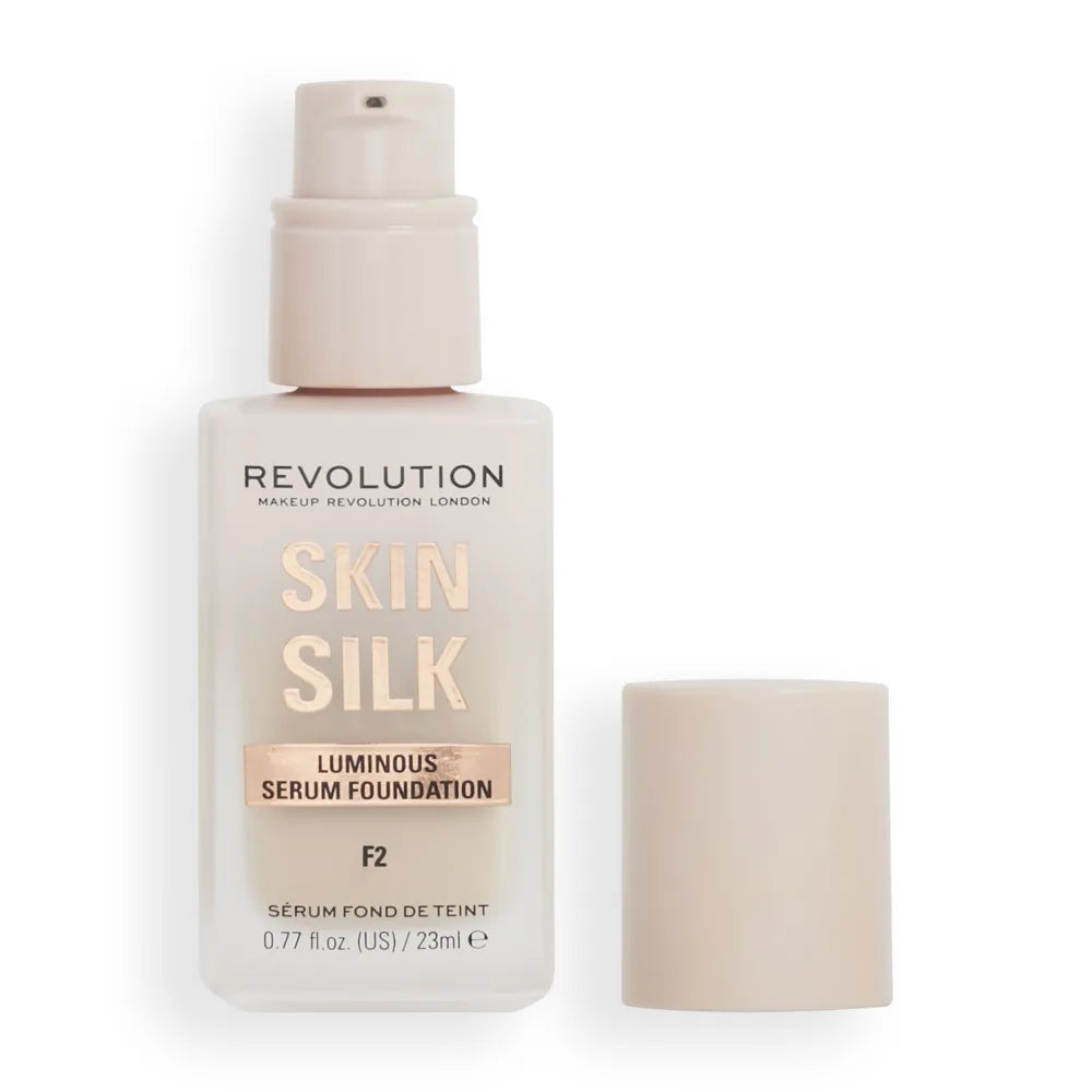 REVOLUTION Skin Silk Serum Foundation veidui F2 - Kosmetika