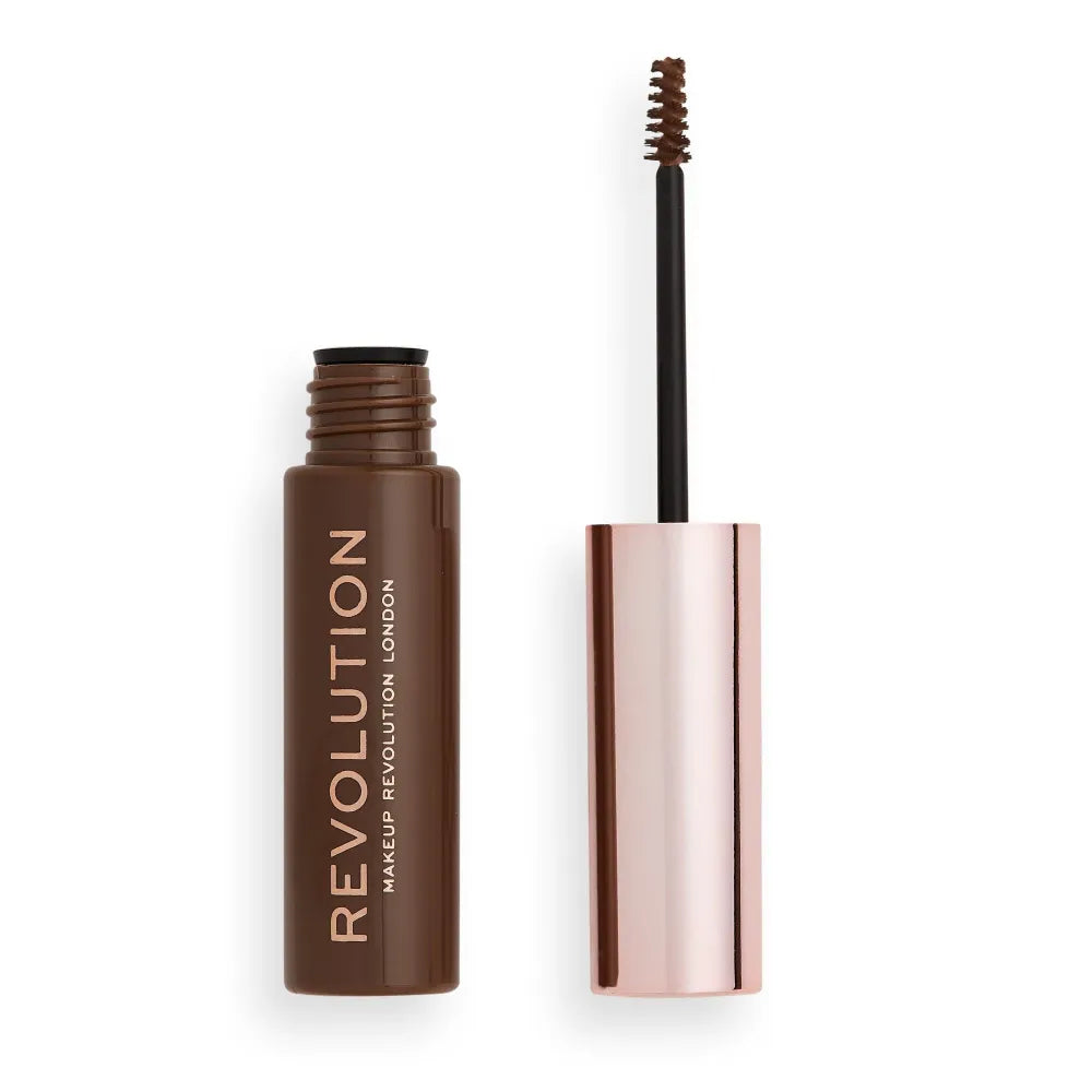 REVOLUTION Zel d/brwi Brow Gel Vidutinė Ruda - Kosmetika