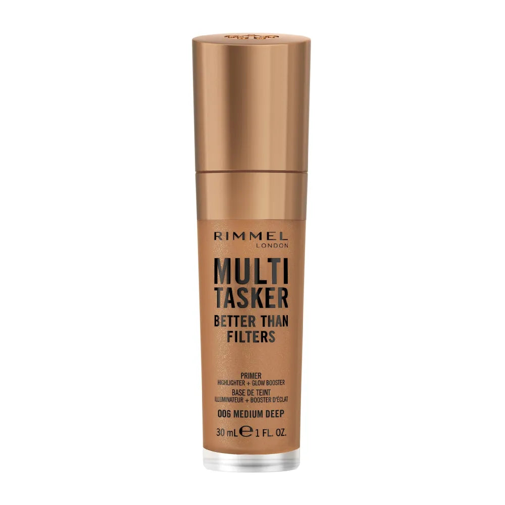 RIMMEL Multi Tasker Multi-tasking makiažo bazė + korektorius 006 VIDUTINIS GILUS 30 ml - Kosmetika
