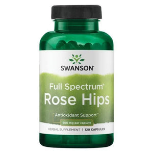 Rose Hips - Erškėtuogės - 500 mg - N120 - Swanson - Papildai