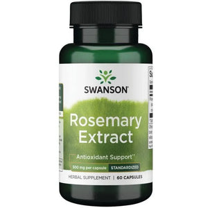 Rosemary Extract - Antioksidantas - 500 mg - N60 - Rozmarino ekstraktas - Swanson - Papildai