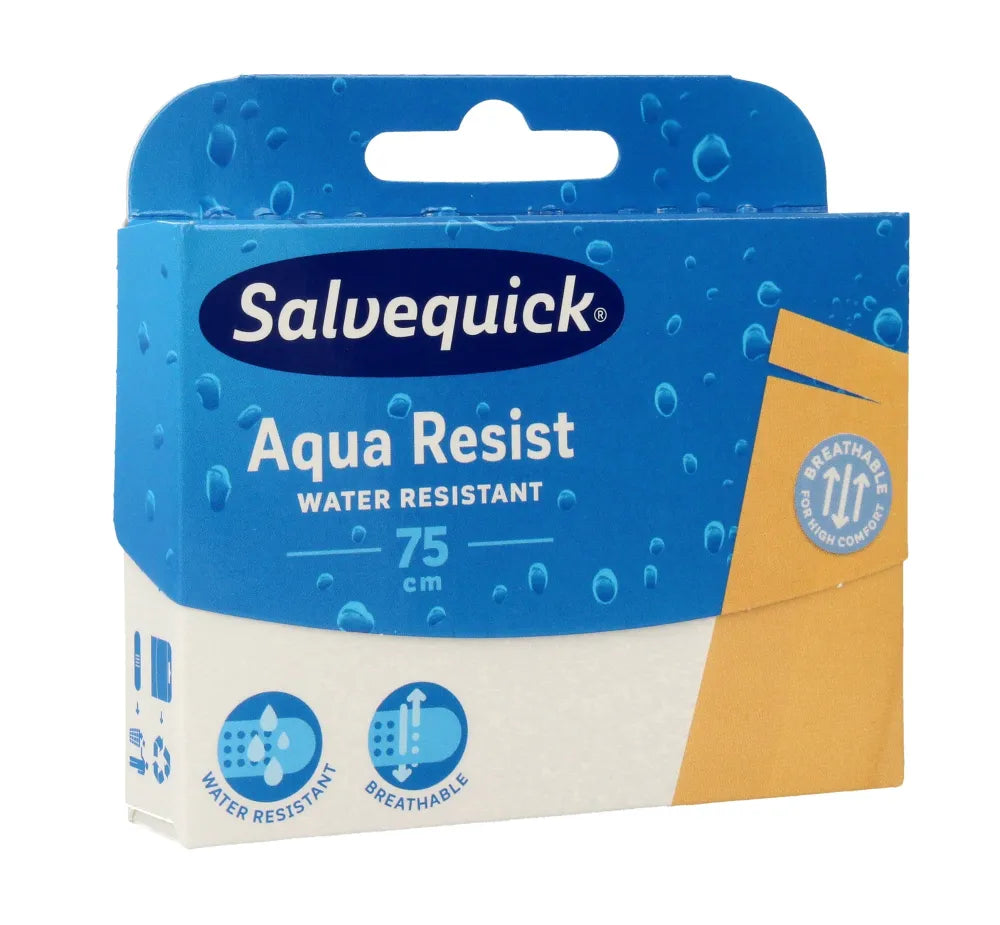 Salvequick Aqua Resist pjūvio pleistrai 75cm 1 vnt - Medicinos ir slaugos prekės