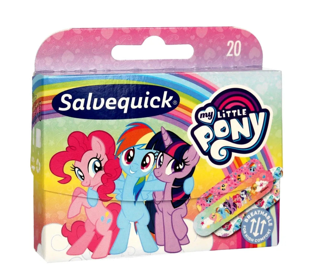 Salvequick My Little Pony Children’s pleistrai 1 pakelis - 20 vnt. - Medicinos ir slaugos prekės