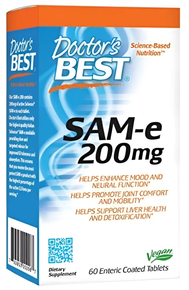 SAM-e 200mg - 60 tablets - Doctor’s Best - Papildai