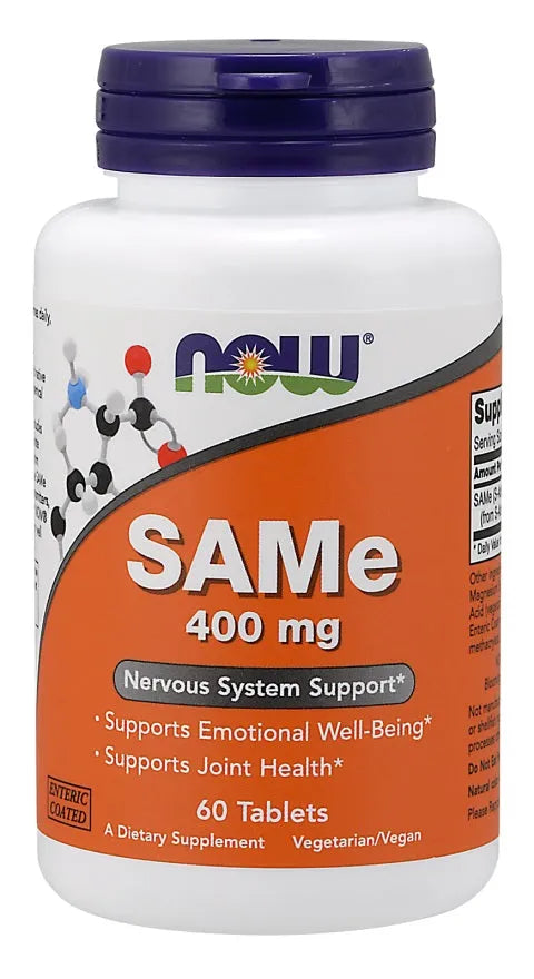 SAMe 400mg - 60 tabs - NOW Foods - Papildai