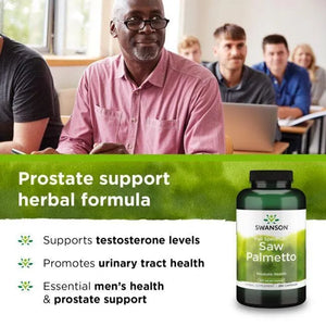 Saw Palmetto - Serenoja - 540 mg - N250 - Swanson - Papildai