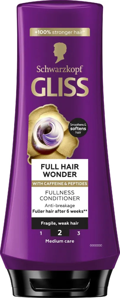 SCHWARZKOPF Gliss Full Hair Wonder Conditioner 200 ml. - Kosmetika