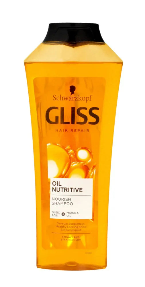 Schwarzkopf Gliss Kur aliejus maitinantis šampūnas sausiems ir pažeistiems plaukams 400 ml - Kosmetika