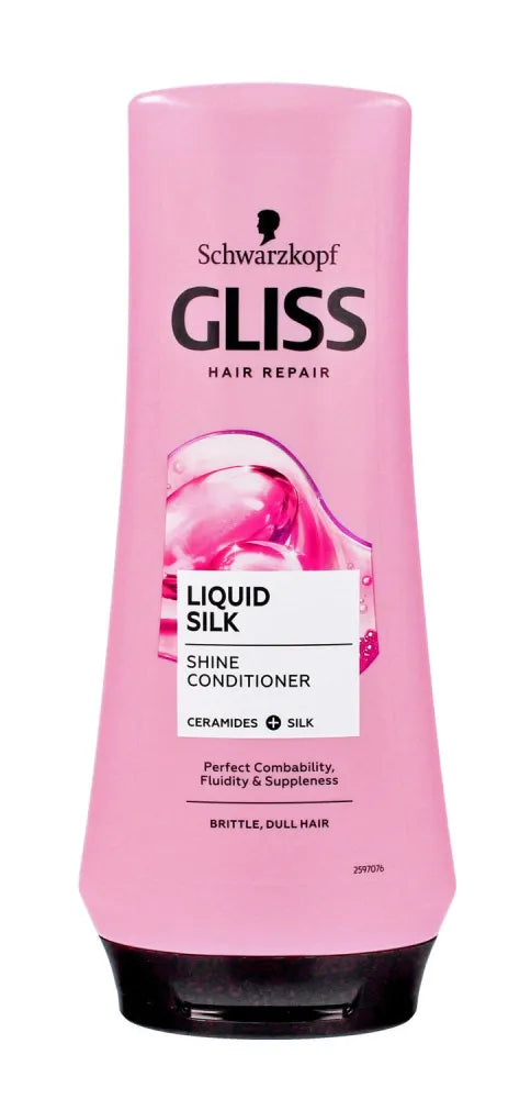 Schwarzkopf Gliss Kur skystas šilkas kondicionierius nuobodžiams trapiems plaukams 200ml - Kosmetika