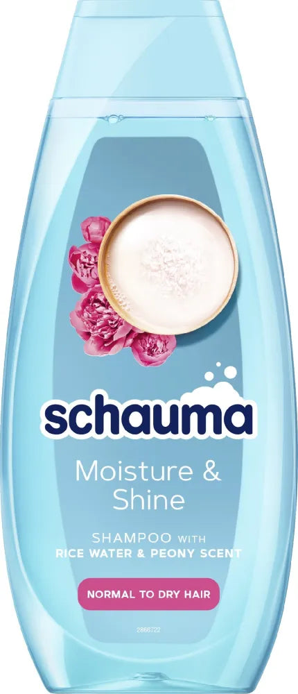 Schwarzkopf Schauma drėkinamasis ir blizgesio šampūnas normaliems sausiems plaukams 400 ml - Kosmetika