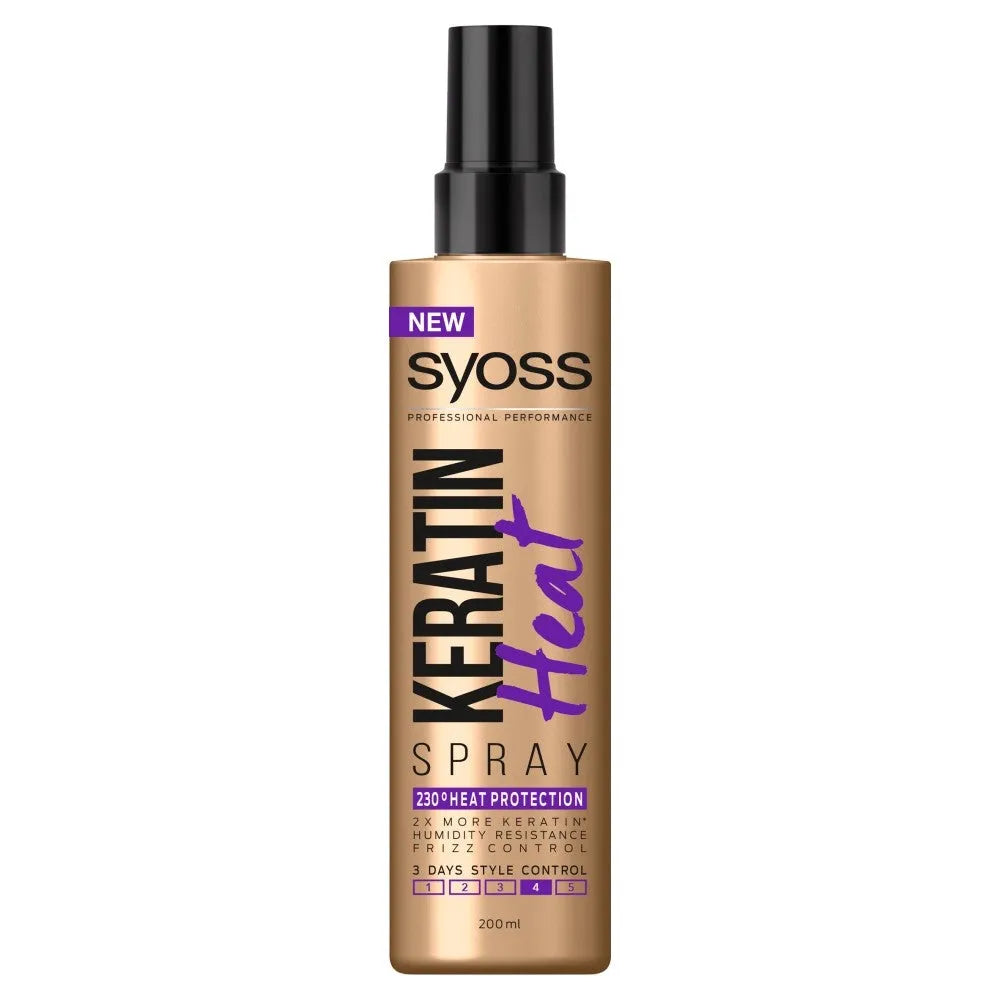 Schwarzkopf Syoss Keratin Heat Spray plaukų formavimui 200 ml - Kosmetika