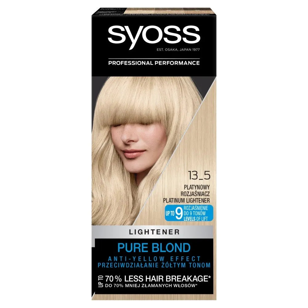 Schwarzkopf Syoss plaukų dažai 13-5 platininis šviesinimas 1op. - Kosmetika