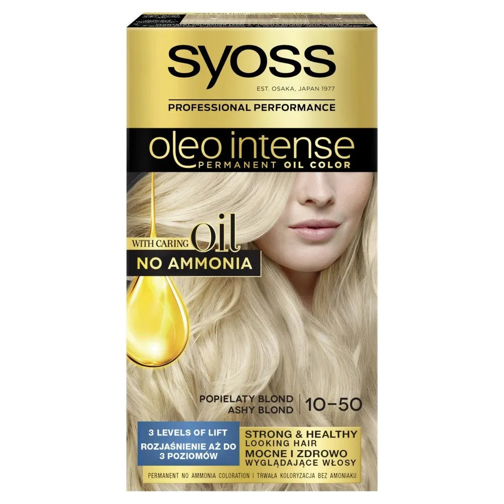 Schwarzkopf Syoss Plaukų dažai Oleo 10-50 Pelenų šviesūs - Kosmetika