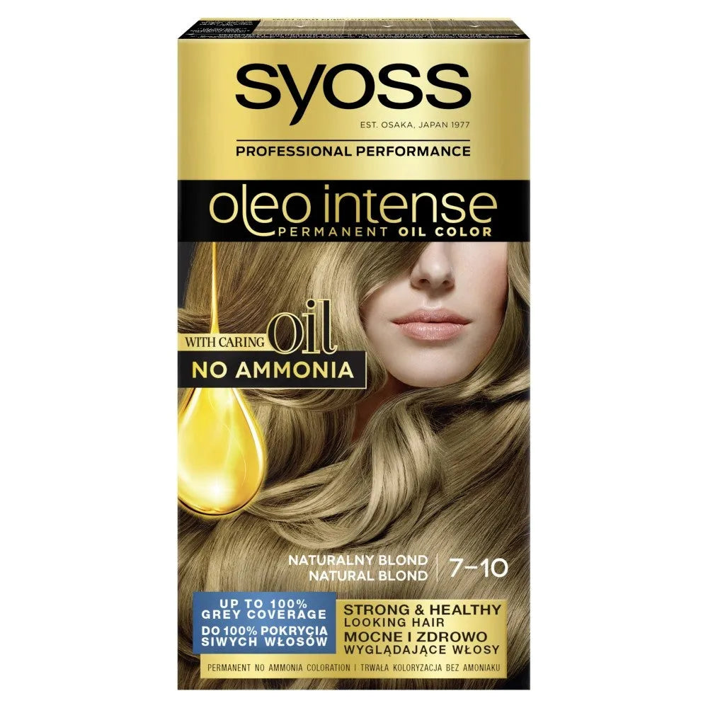 Schwarzkopf Syoss Plaukų dažai Oleo 7-10 Natūralus šviesus 1 vnt. - Kosmetika