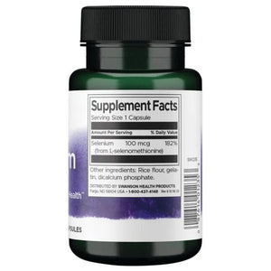 Selenium - Selenas - 100 mcg - N200 - Swanson - Papildai