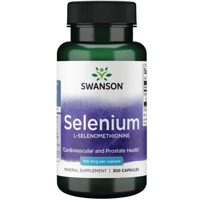 Selenium - Selenas - 100 mcg - N300 - Swanson - Papildai