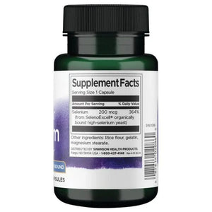 SelenoExcell Selenium - Selenas - 200 mcg - N60 - Swanson - Papildai