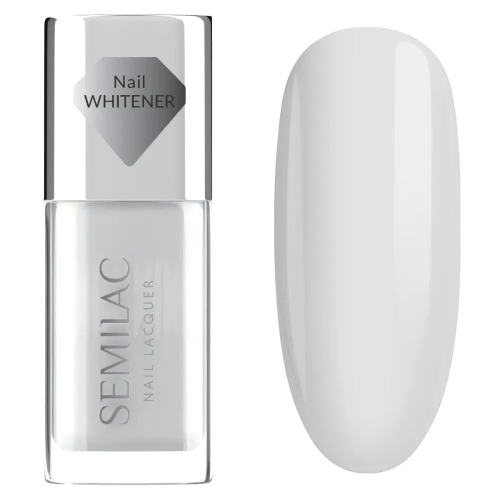 SEMILAC Classic Nail Polish 100 Whitener 9 ml - Kosmetika