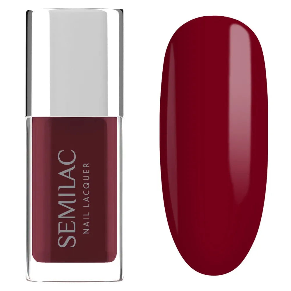 SEMILAC Classic Nail Polish 110 Red 9 ml - Kosmetika