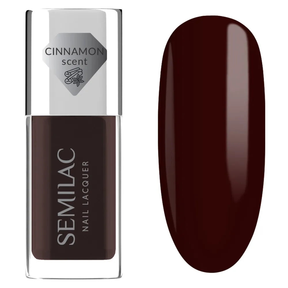 SEMILAC Classic Nail Polish 112 Wine Red 9 ml - Kosmetika