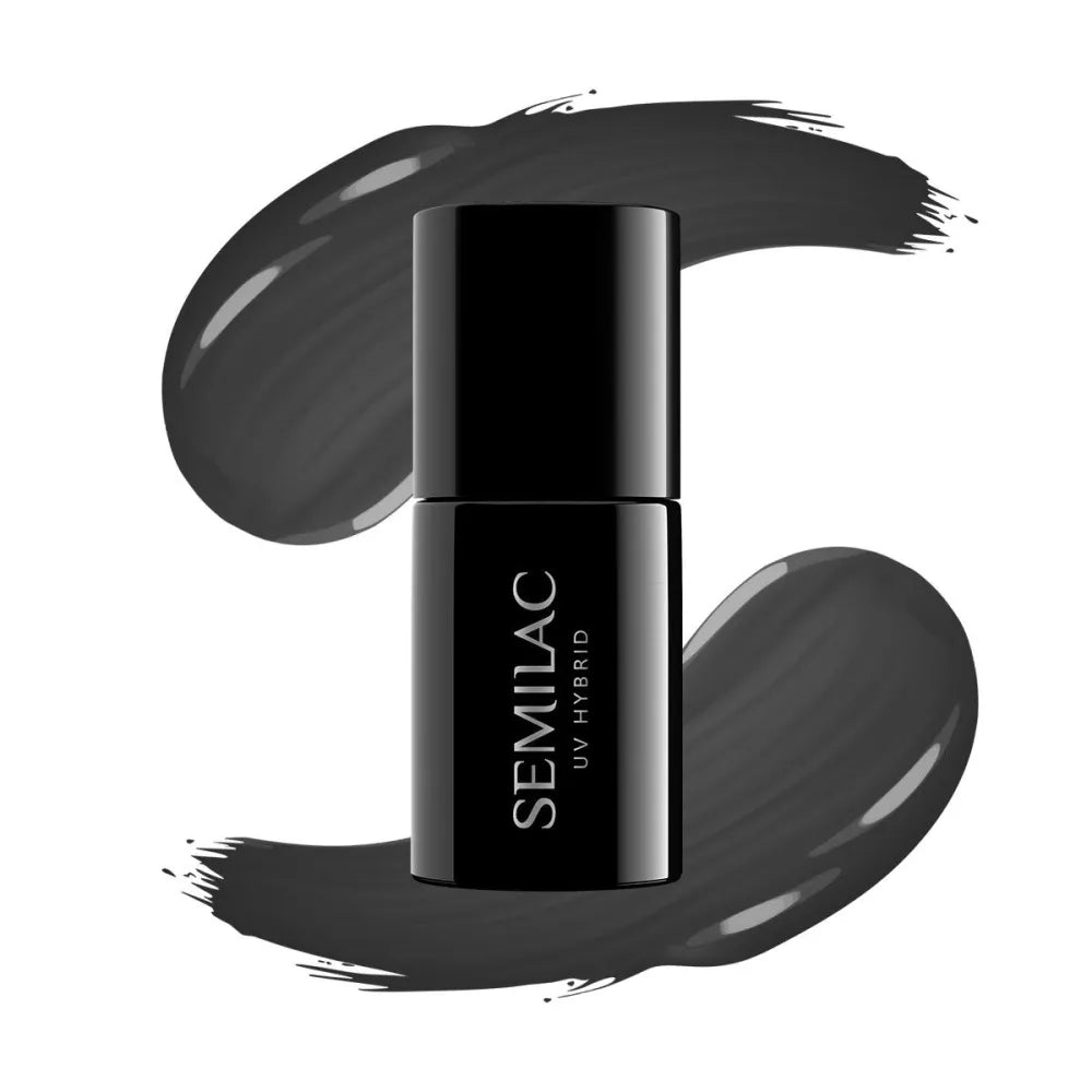 SEMILAC Hybrid Lacquer 108 Metalinis Juodas - 7 ml - Kosmetika