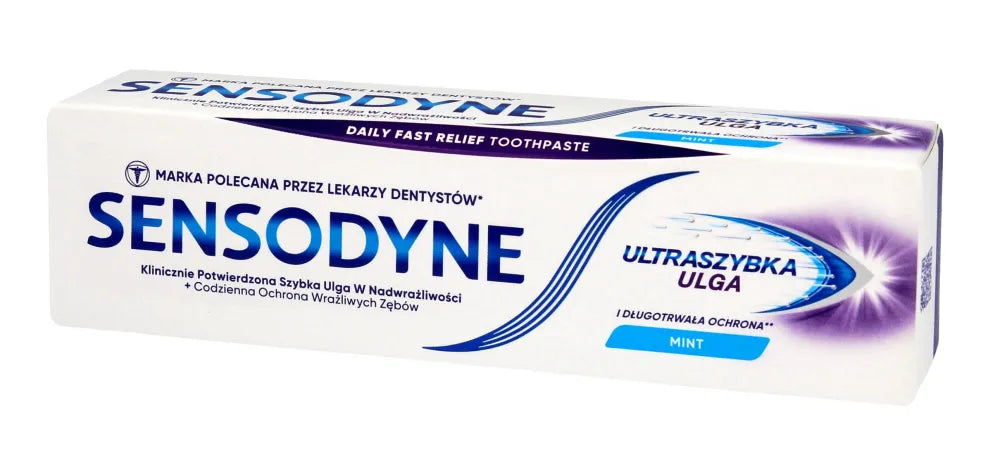 SENSODYNE Ultra Fast Relief Toothpaste 75ml - Higiena
