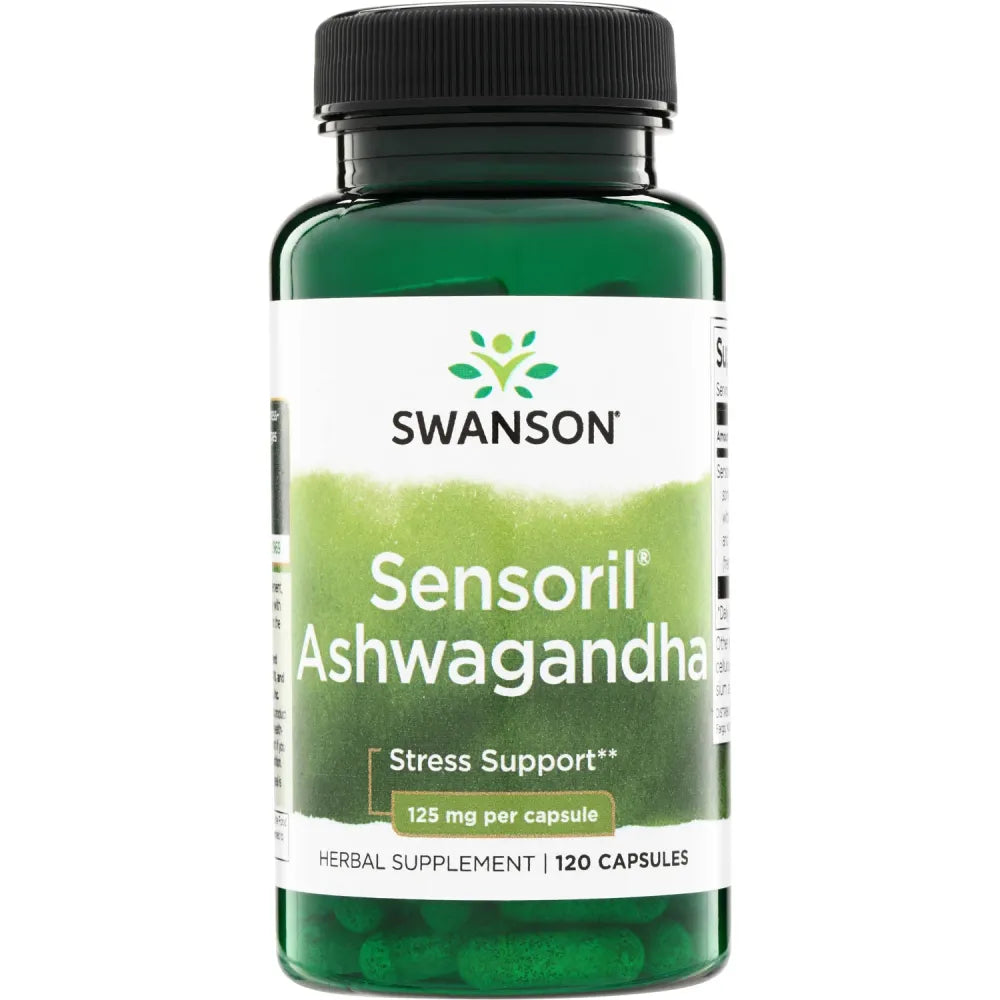 Sensoril Ashwagandha 125mg - 120 CAPS - Swanson - Papildai